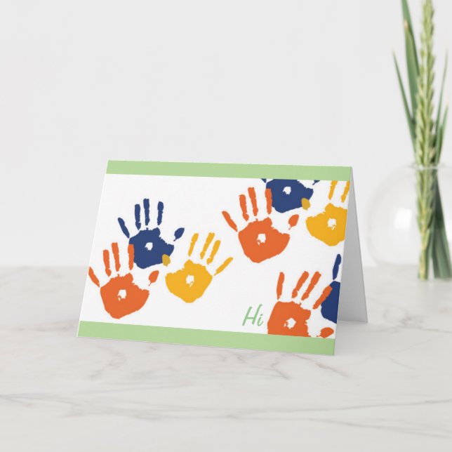 Hi-Five Karte (Vorderseite)