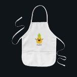 Hi Friends! Pineapple Illustration Kinderschürze<br><div class="desc">Cute and friendly pineapple will greet you always with smile and joy :). You can customize text.</div>