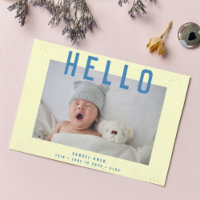 Hi | Hello | My Baby | Modern Photo Frame Birth