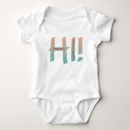  hi! Human intelligence Baby Strampler