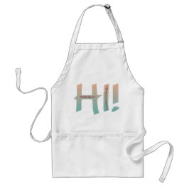 hi! Human intelligence Schürze