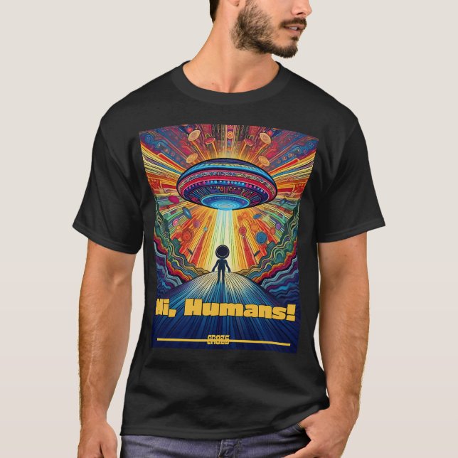 Hi Humans T-Shirt (Vorderseite)