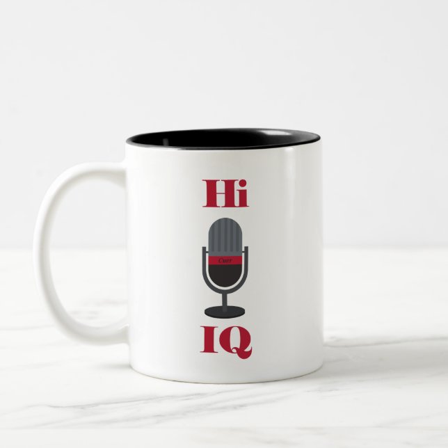 "Hi, IQ " Cuer Mug (Gauche)