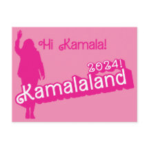 "Hi Kamala" - Carte postale (slogan B)