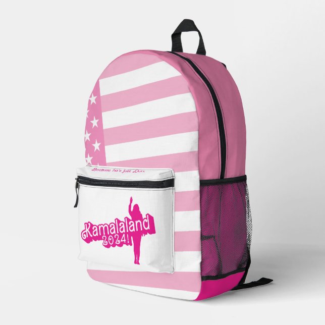 "Hi Kamala" - sac à dos (slogan A) (Coin arrière droit)