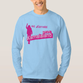 "Hi Kamala" - T-shirt homme (longue avec slogan B)