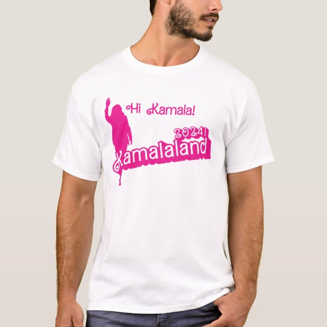"Hi Kamala" - T-shirt Homme (slogan B) (Devant)