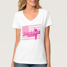 "Hi Kamala" - T - Shirt von Frauen (v-Nacken/ohne 