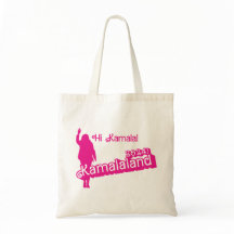 "Hi Kamala" - Tasche des Haushalts (Slogline B)