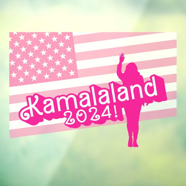 "Hi Kamala" - Wall Decal (kein Slogan) Fensteraufkleber (Blatt 3)