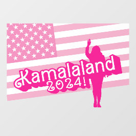 "Hi Kamala" - Wall Decal (kein Slogan) Fensteraufkleber