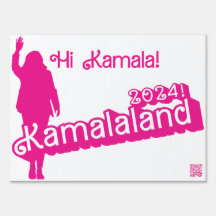 "Hi Kamala" - Yard Sign (alternative Tagline)