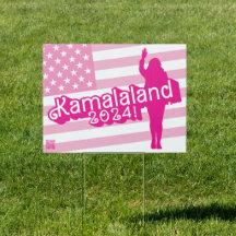 "Hi Kamala" - Yard Sign (kein Slogan)