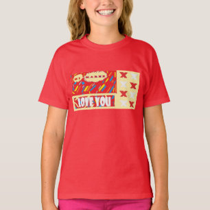 Hi Karen Liebe Sie gemustert für sie T-Shirt