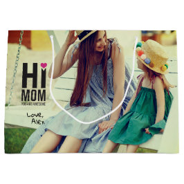 Hi Mama. Du bist Phantastisch. Muttertagsgeschenk. Große Geschenktüte
