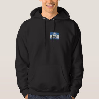 Hi Mein Name ist Angela Funny Name Tag Hoodie