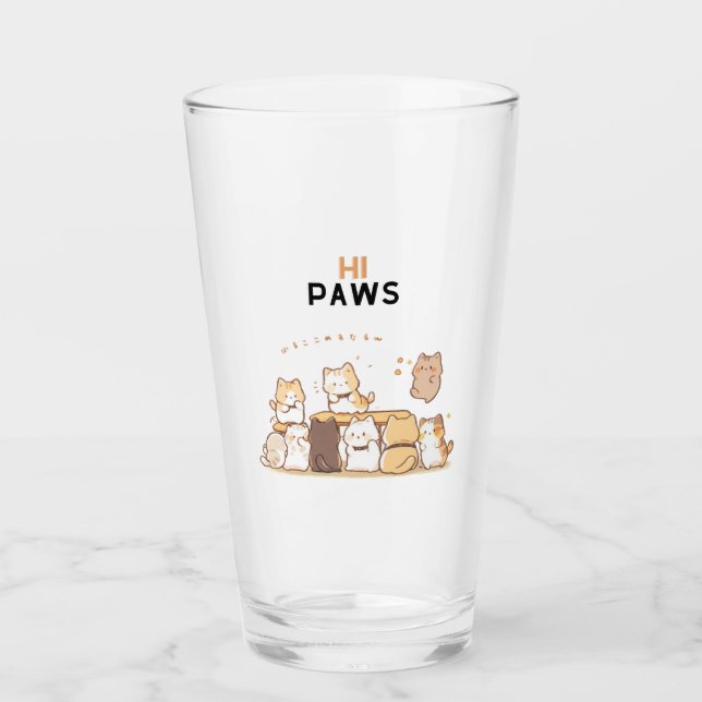 Hi Pfoten Glas (Vorderseite)