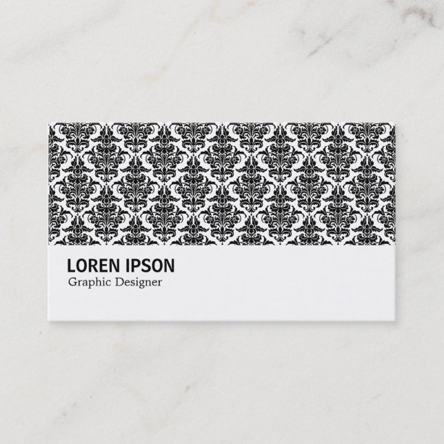 Hi-Phi - 0214 - Damask Pattern Visitenkarte (Vorderseite)
