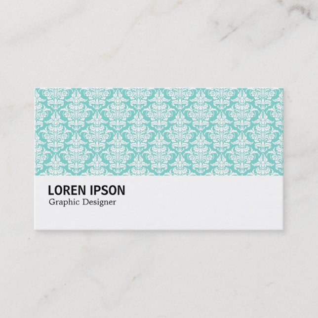Hi-Phi - 0215 - Damask Pattern Visitenkarte (Vorderseite)