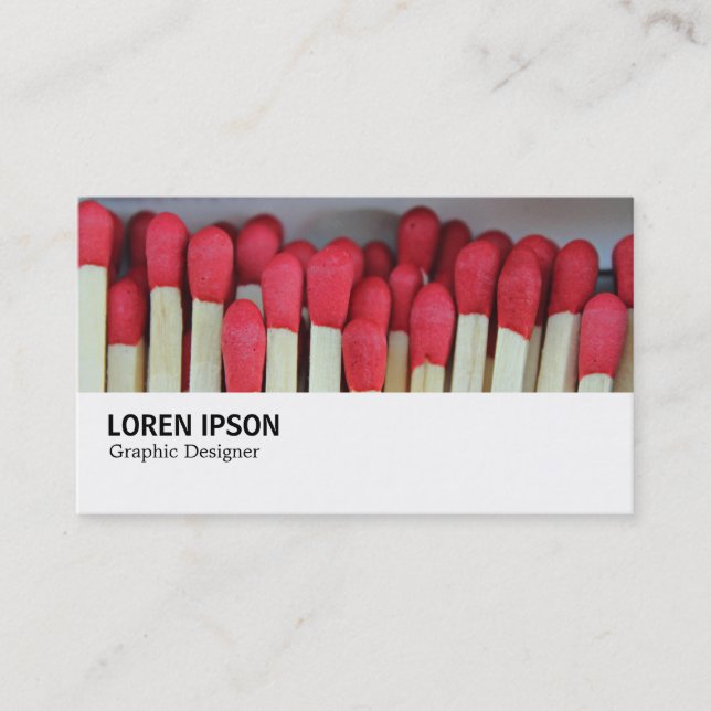 Hi-Phi - Matches Visitenkarte (Vorderseite)