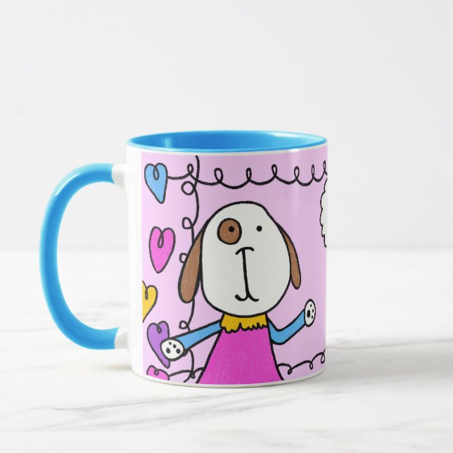 "Hi Puppy Liebe" Tasse (Links)