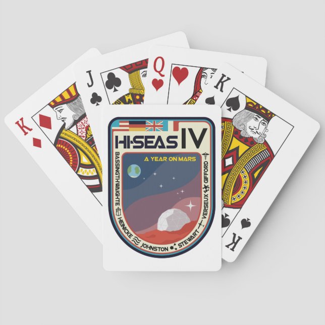 HI-SEAS IV Spielkarten (Rückseite)