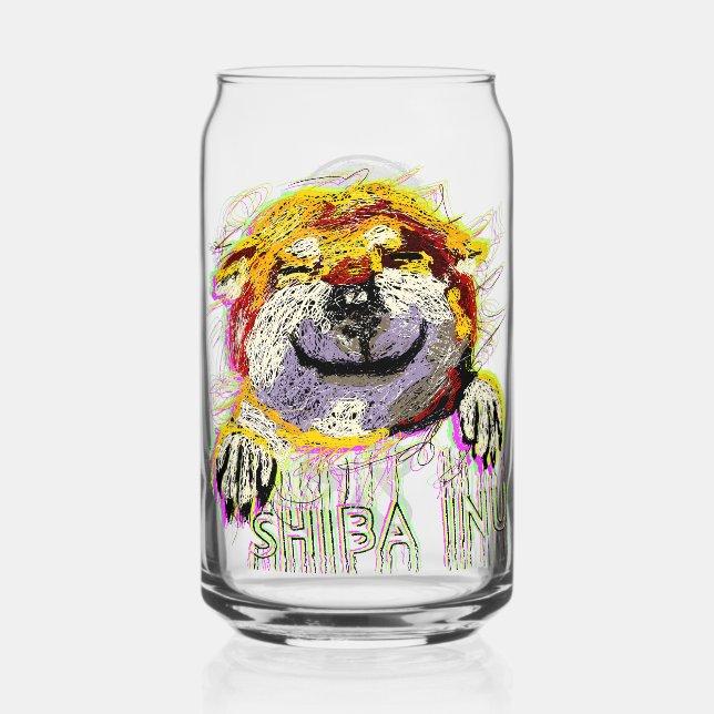 "HI" SHIBA INU DOSENGLAS (Vorderseite)