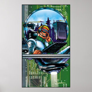 Hi-Tech-Typ Poster