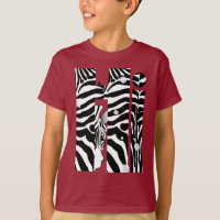 "Hi" Zebra Schwarz/Weiß Streifen Abstrakt trendy