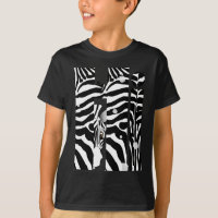 "Hi" Zebra Schwarz/Weiß Streifen Abstrakt trendy