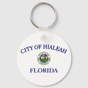 Hialeah (Florida) Schlüsselanhänger der Stadtflagg