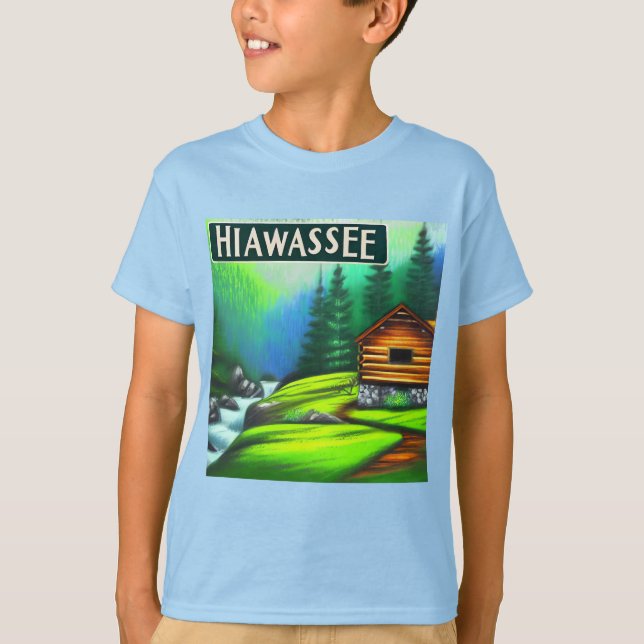 Hiawassee, GA Mountain Cabin T - Shirt (Vorderseite)