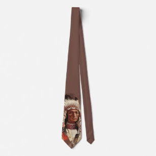 Hiawatha Native Amerikanische Ureinwohner Chief Po Krawatte