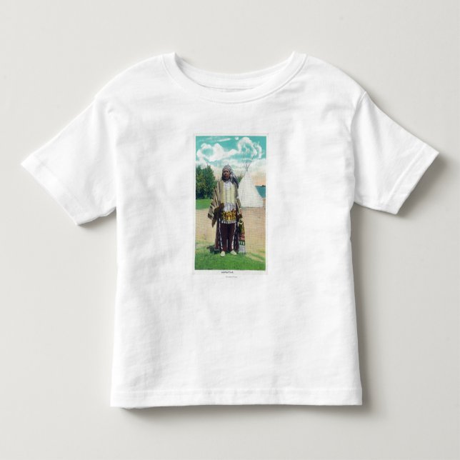 Hiawatha Porträt # 2 Kleinkind T-shirt (Vorderseite)