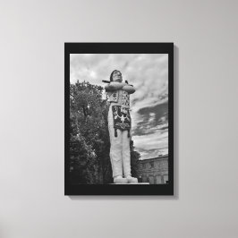 Hiawatha Statue Leinwanddruck