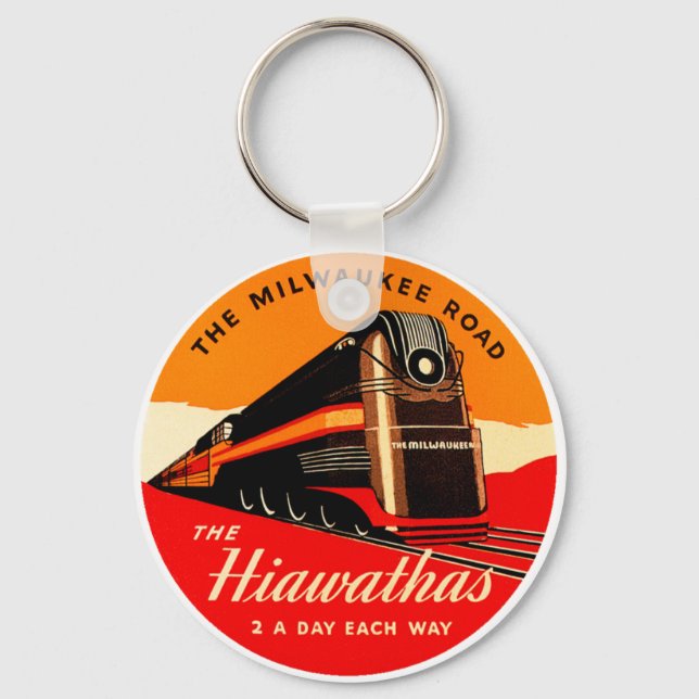Hiawathas Train Schlüsselanhänger (Vorderseite)