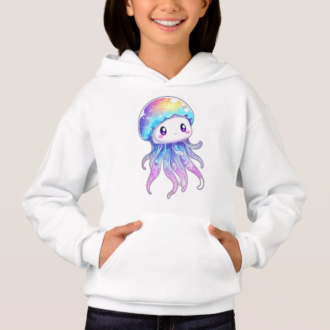 Hibi Style Moon Jellyfish hoodie (Vorderseite)