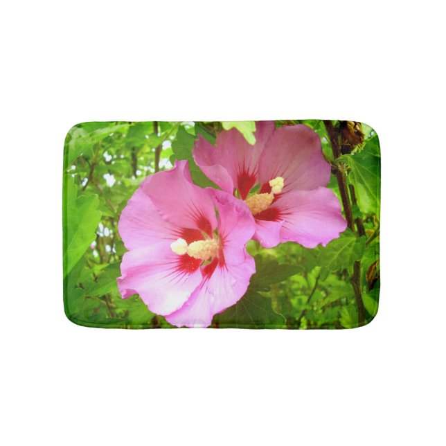 Hibiscus Bath Mat Badematte (Vorderseite)