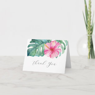 Hibiscus d'aquarelle plié personnalisé