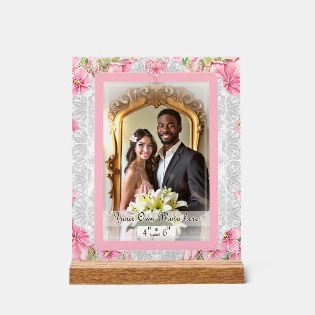 Hibiscus & dentelle PINK (Recto)