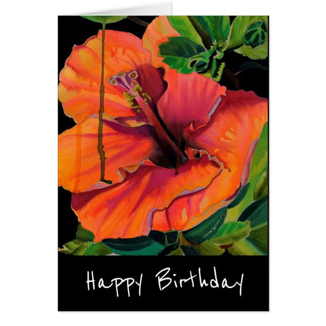 Hibiscus d'oranger tropical d'été (Devant)