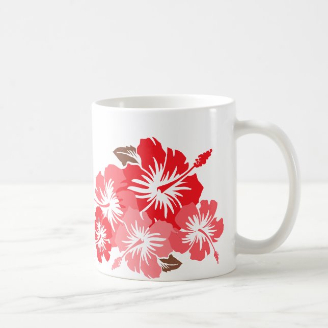 "Hibiscus épique" de Coral Mug (Droite)