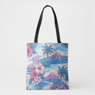 Hibiscus Island Hawaiian Scenic - Blaue Strandtasc Tasche