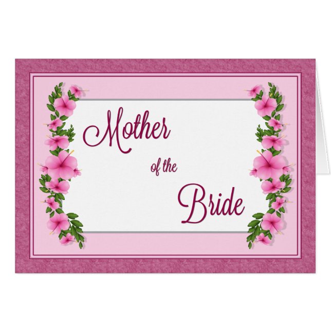 Hibiscus, la mère de la mariée (Devant horizontal)