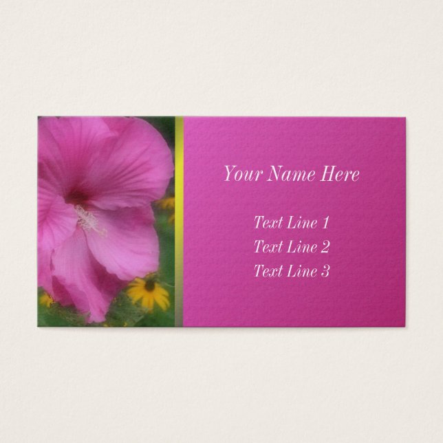 Hibiscus rose nature (Devant)