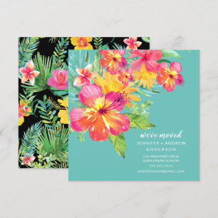 Hibiscus tropical Faire-part de mouvement floral