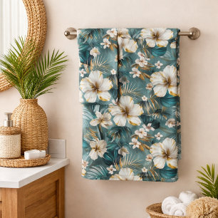 Hibiscus Tropical Floral Sarcelle