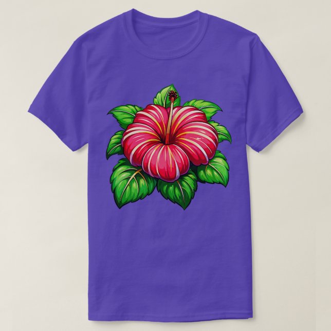 Hibiscus TShirt 19 (Design vorne)