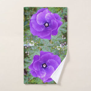 Hibiscus Violet Lumineux, Serviette À Main