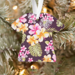 Hibisken Aloha Shirt Ornament